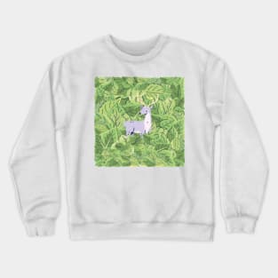 Deer in Leaves Crewneck Sweatshirt